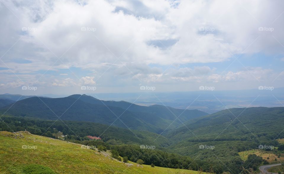 Balkan mountains landscape