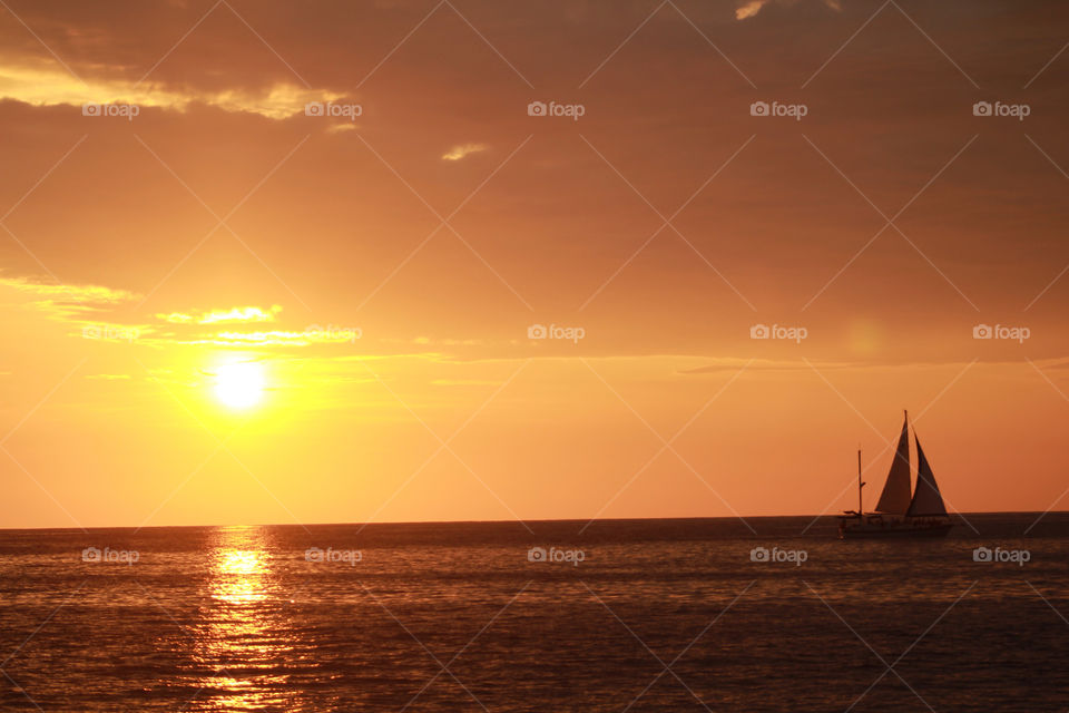 quepos costa rica ocean sunset sun by McMasterPhotos