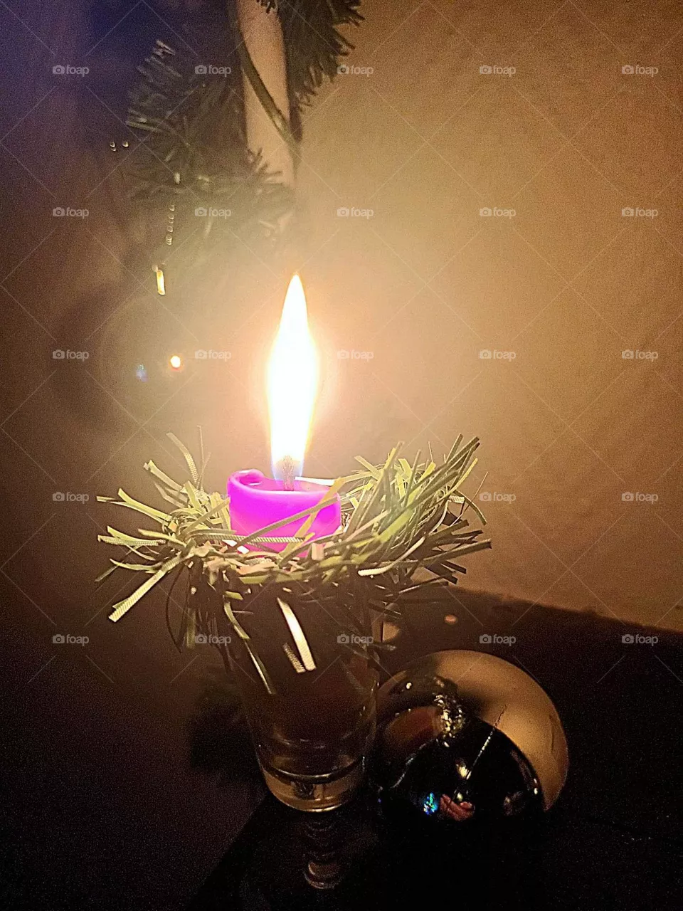 Pink candle