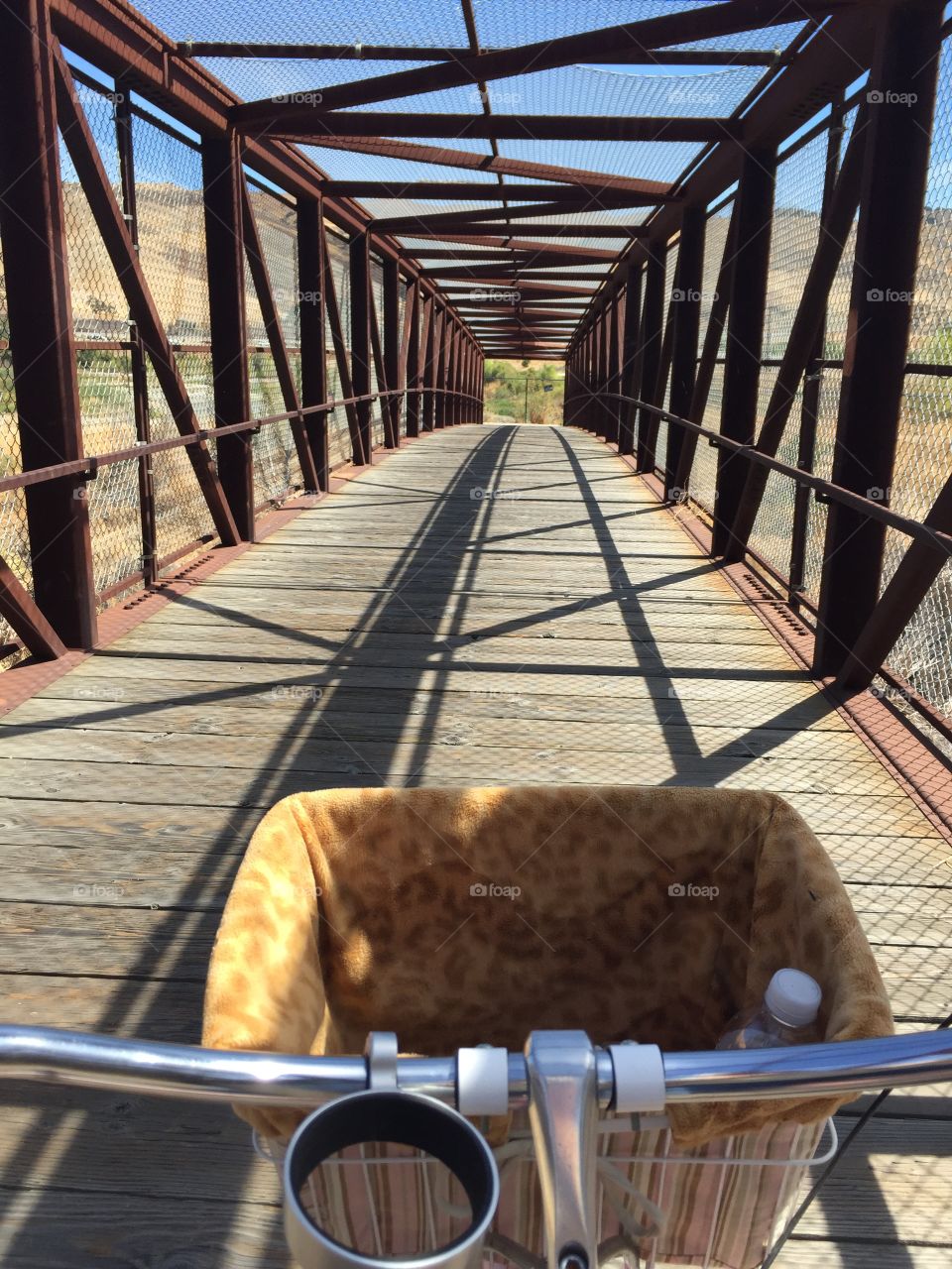 Bicycle trail trestle
