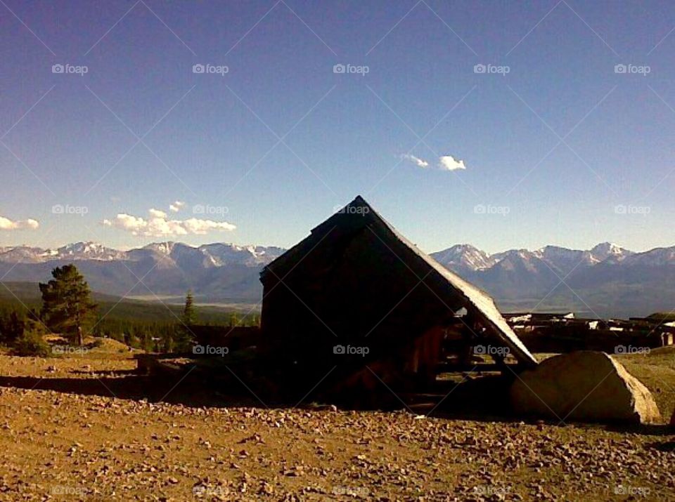 Old mining cabin
