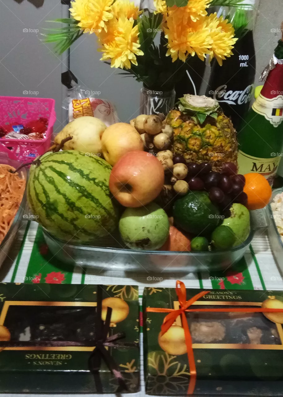 fruits new year