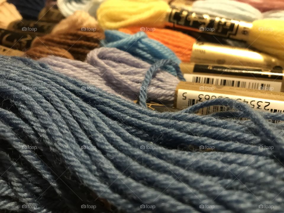 Yarn for my embrodery.