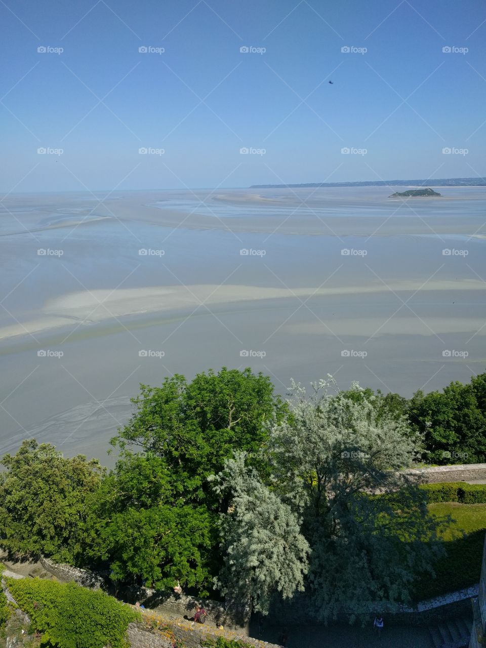 View from the Mont-Saint-Michel, France