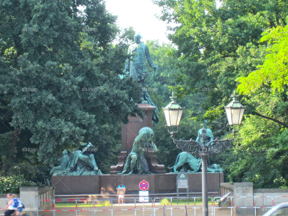 Park, Tree, People, Garden, Summer