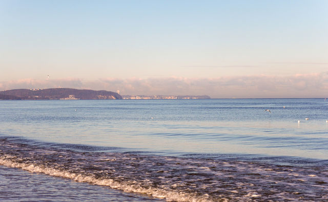 peacefully view on baltic sea