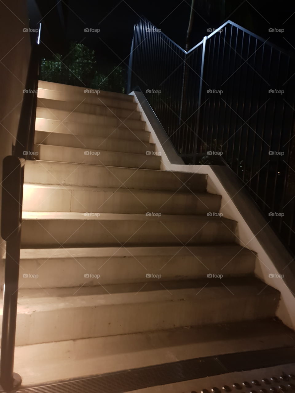 Night stairway