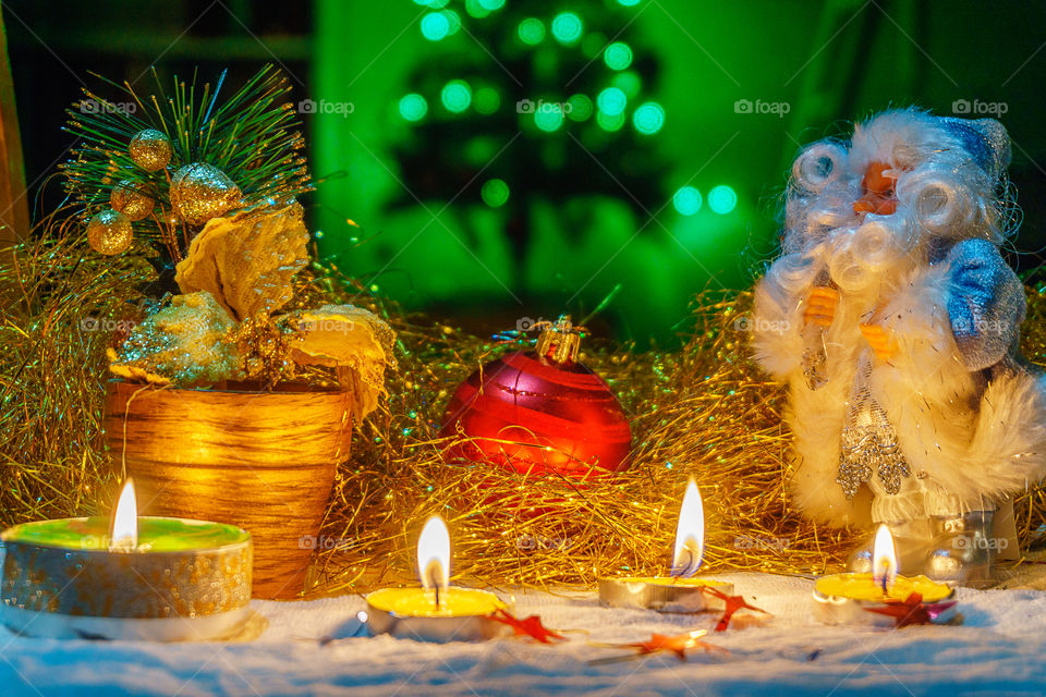New Year coming soon, Christmas decorations