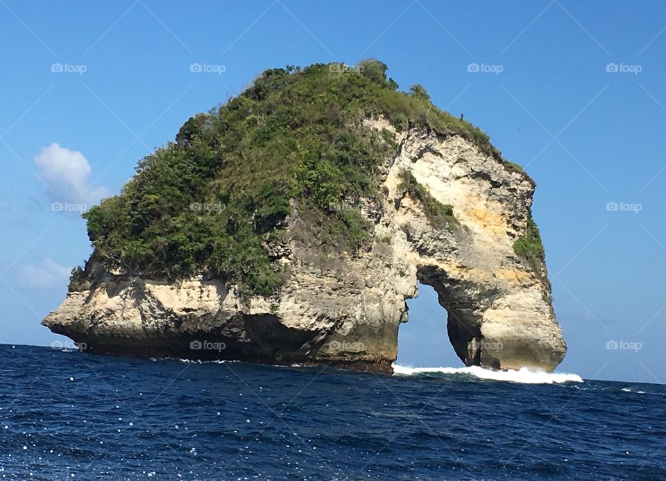 Island near Nusa Penida, Bali