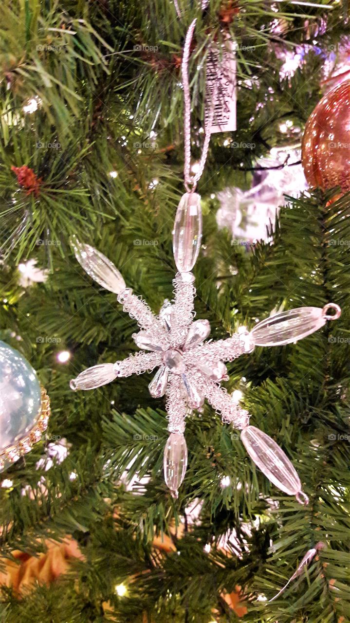Christmas Crystal Star Decoration
