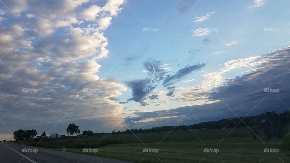 Early morning clouds