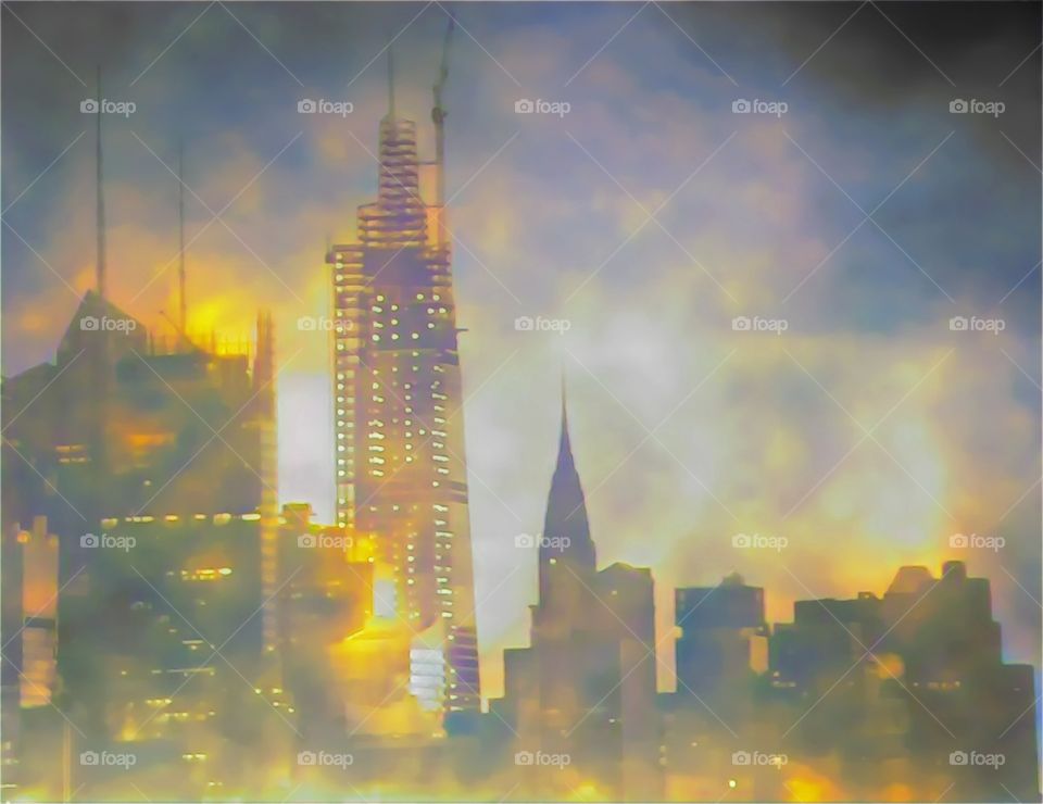 Manhatta From Jersey