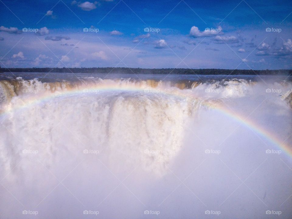 A rainbow in the Devil's Throat