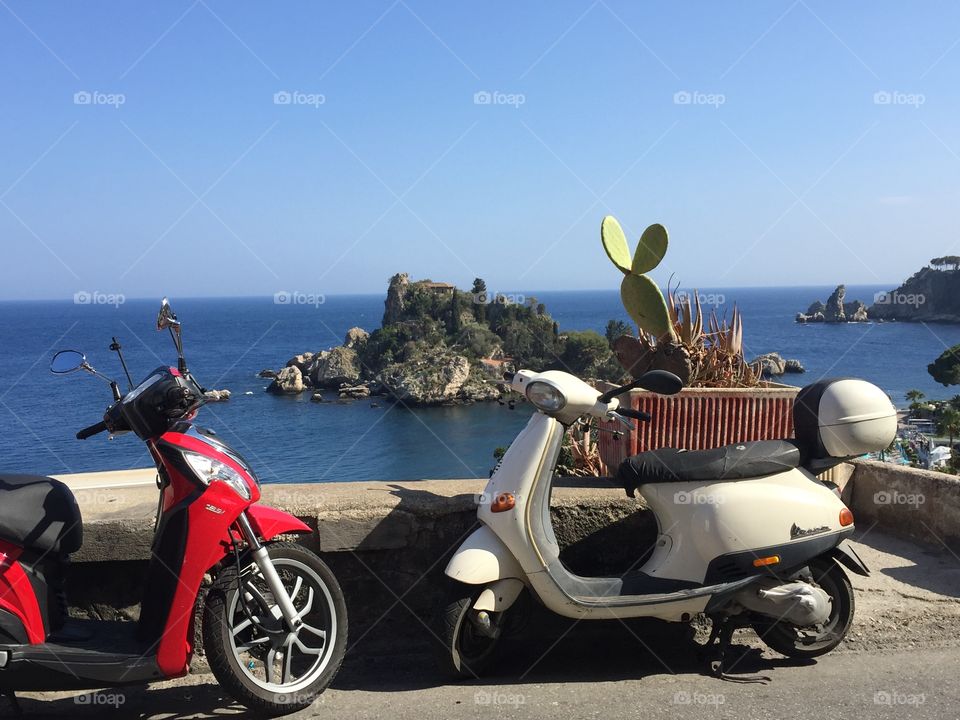 Isola bella Taormina Sicily