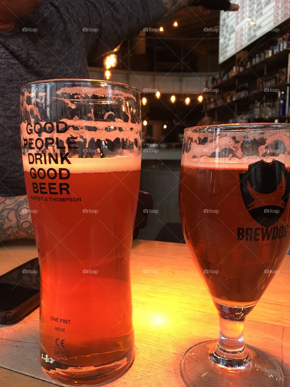 Gluten free beer is yummy