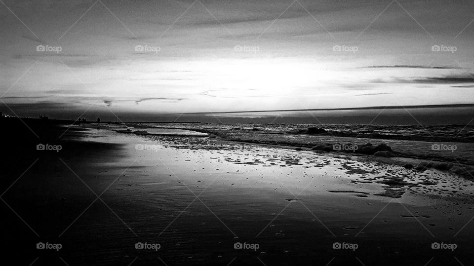 Sunset in Black&White