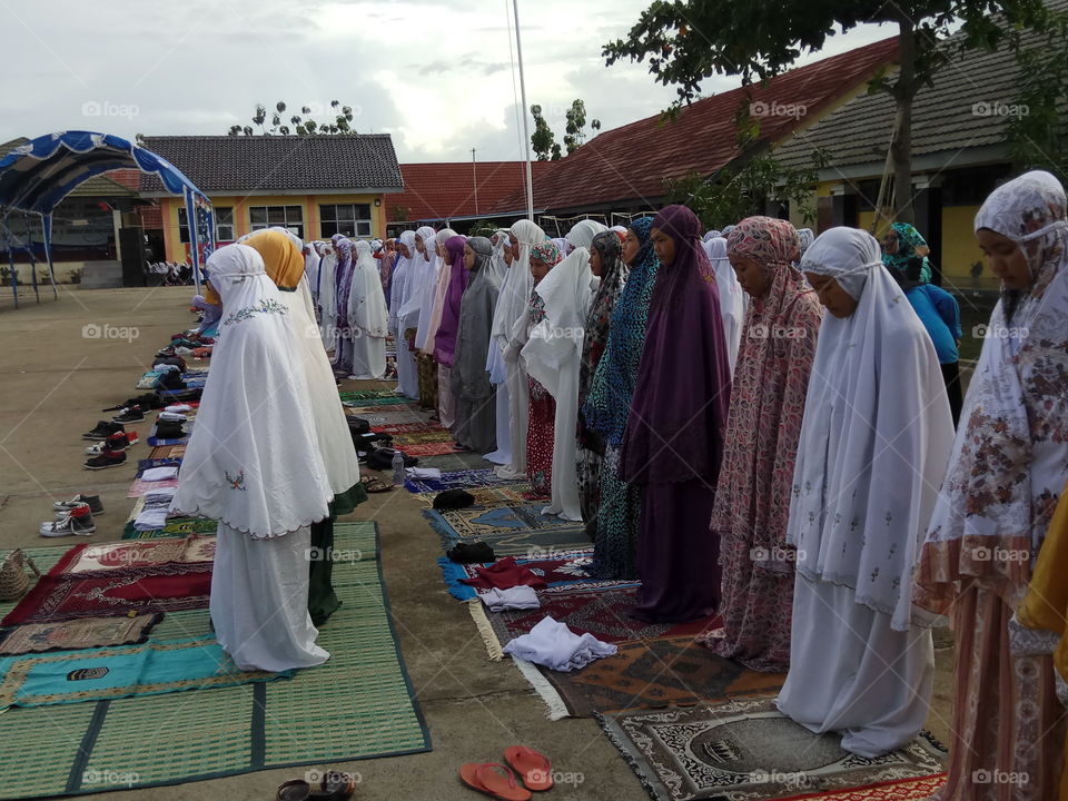 Religion, People, Prayer, Headscarf, Group