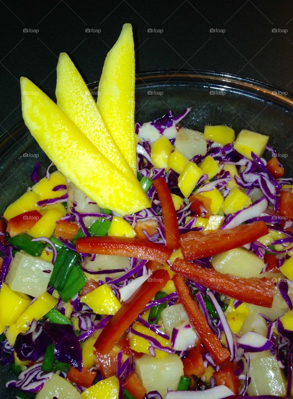 Mango Salad - MISSION: Healthy Meal. Mango Salad - MISSION: Healthy Meal