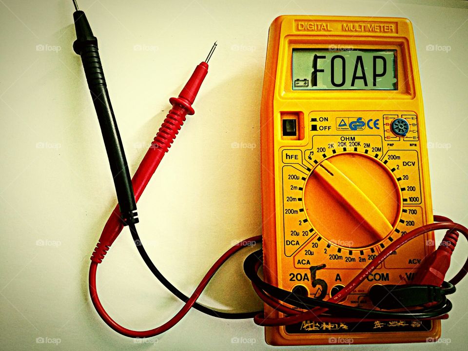foap on multimeter display