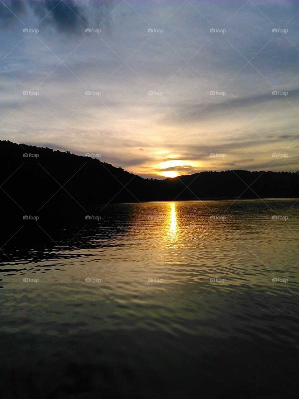Norris Lake sunset