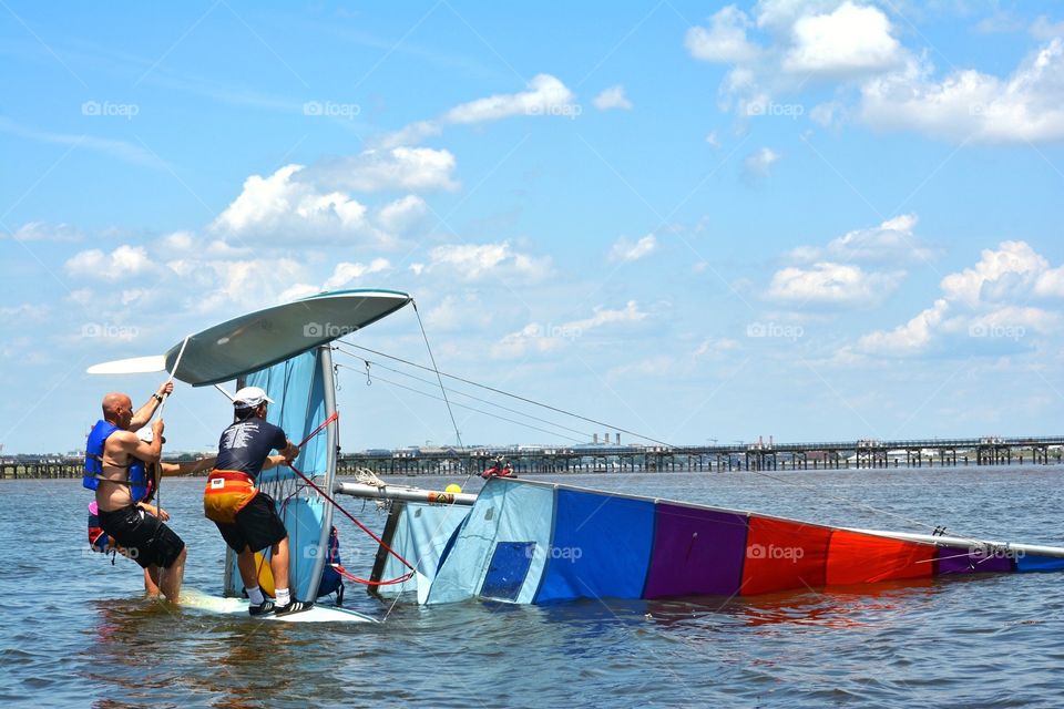Recovery of a Catamaran 
