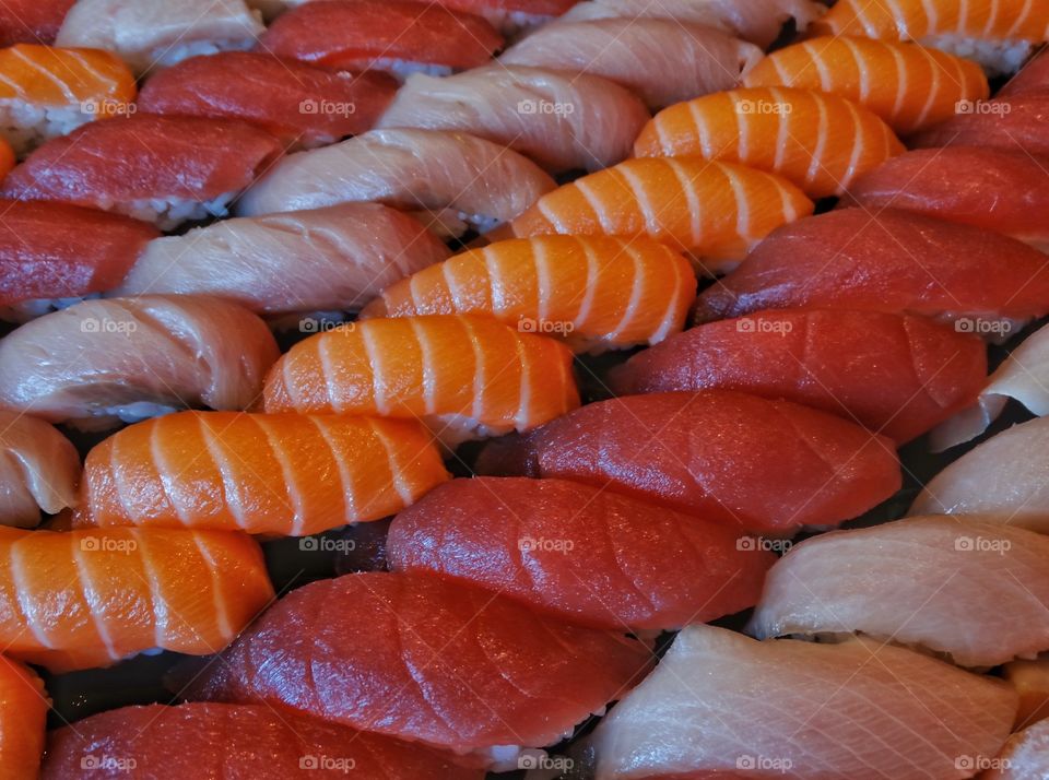 Large Selection Of Sushi