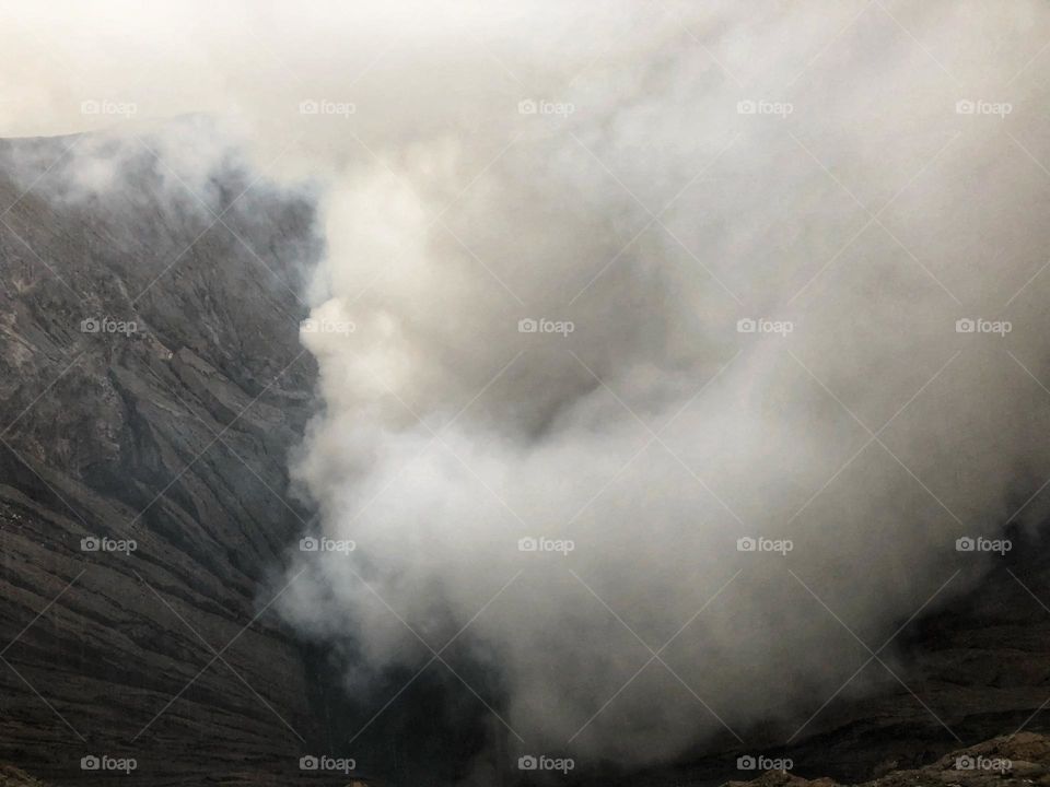 Volcanic entrance