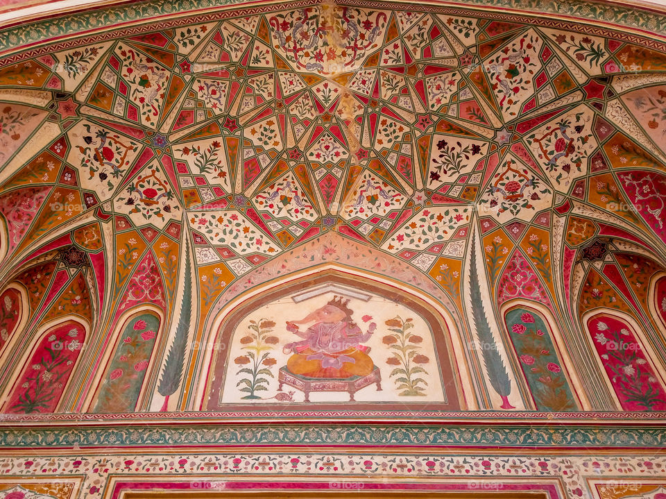 Art of ancient fort❤❤😍