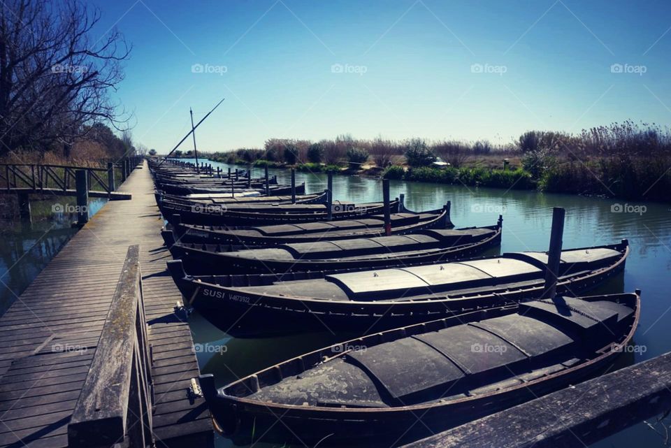 Bridge#boats#lake#nature#wood#walk#human