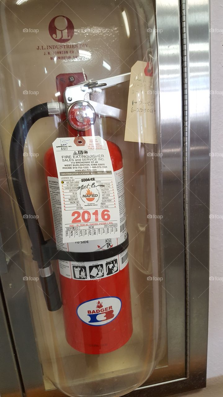 fire extinguisher