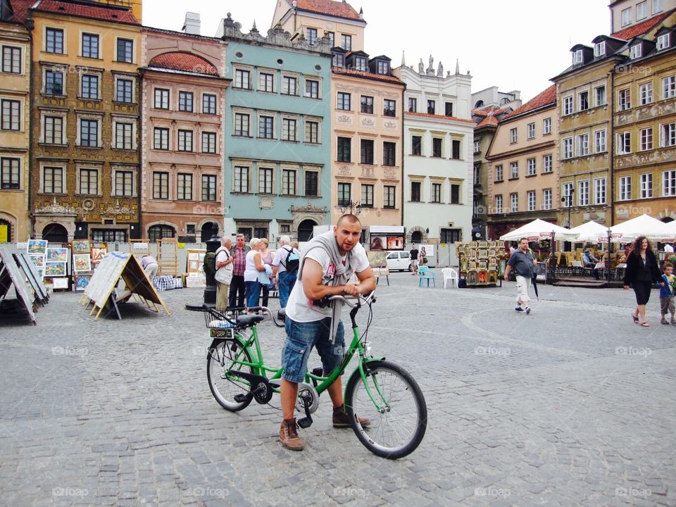 Biking in Warsaw