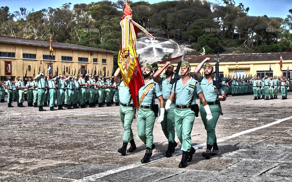 Sábado legionario con motivo de la fundación de la cuarta bandera en García Aldave. año 2019. Ceuta