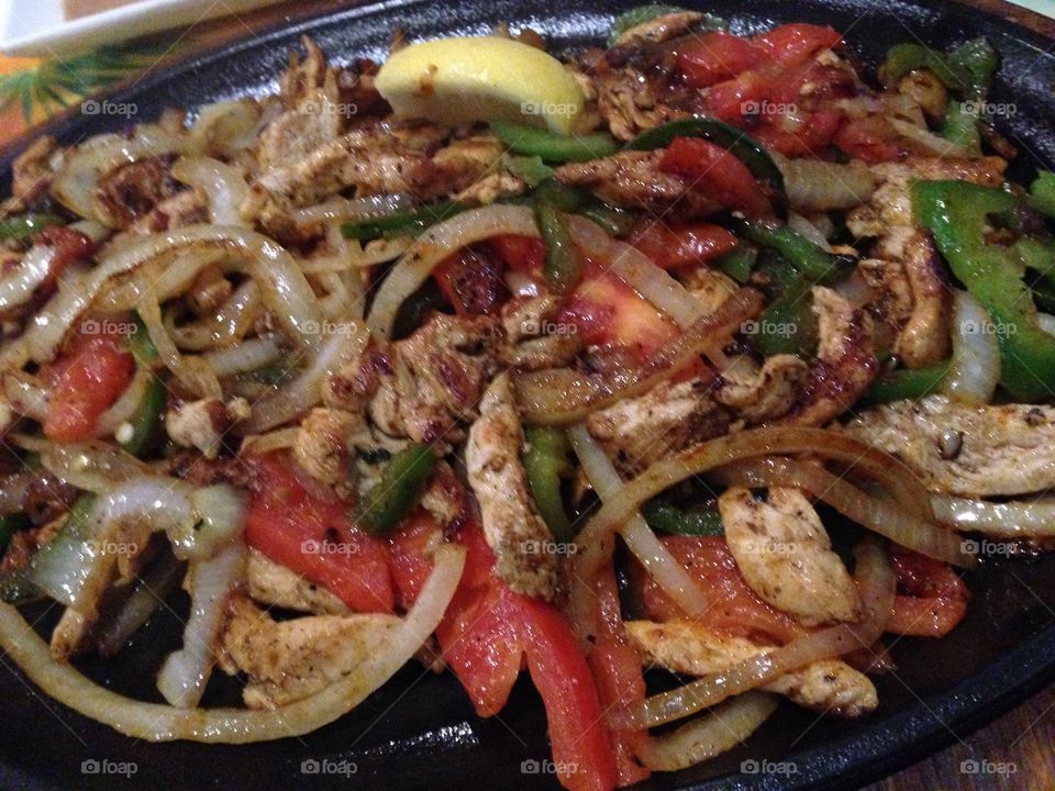 Mexican chicken fajita