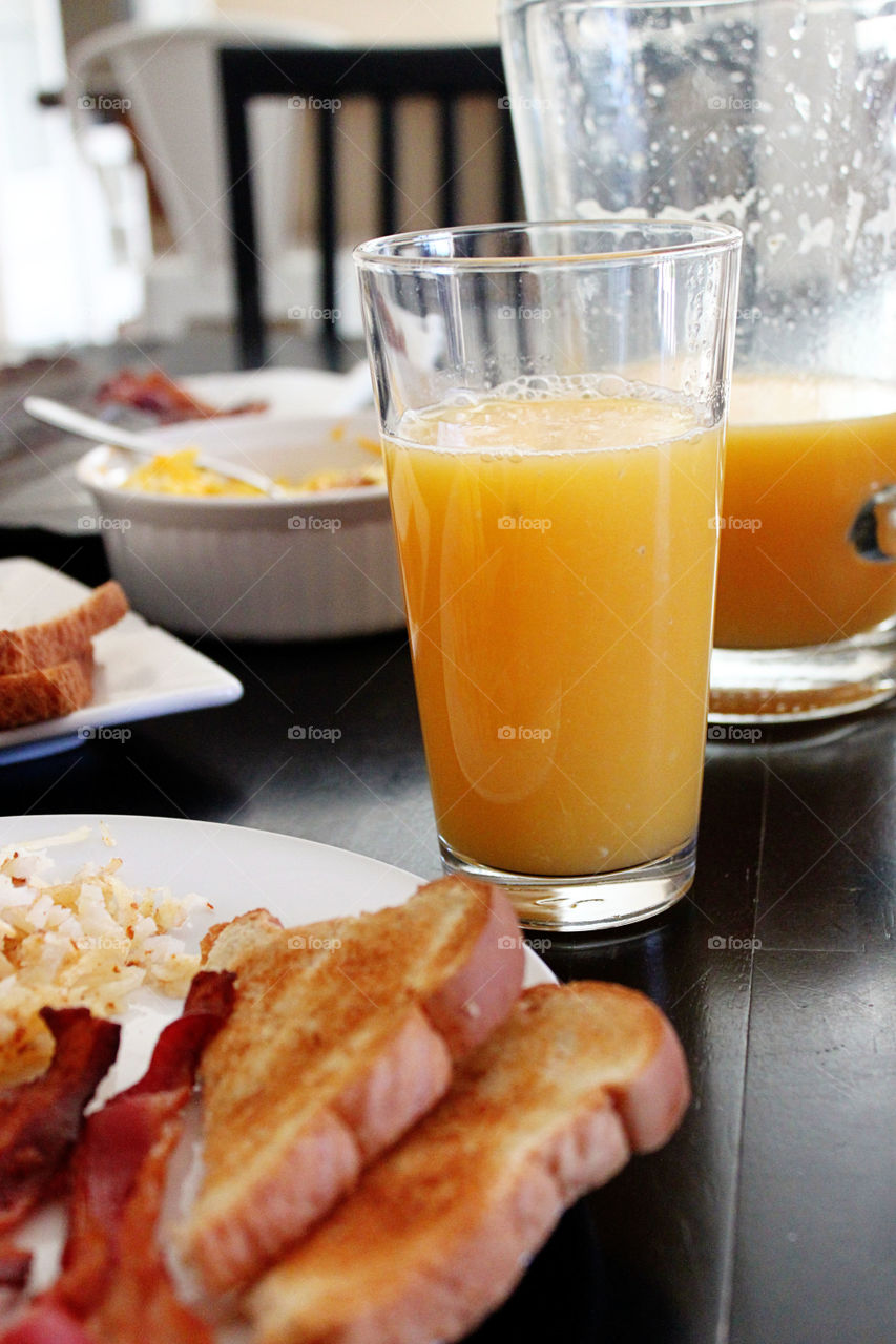 Fresh squeezed orange juice 