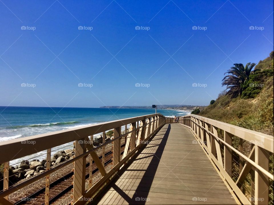 Foap Mission “Repetition”! San Clemente, California Coastal Beach Trail Bridge With Repetitious Shadows!