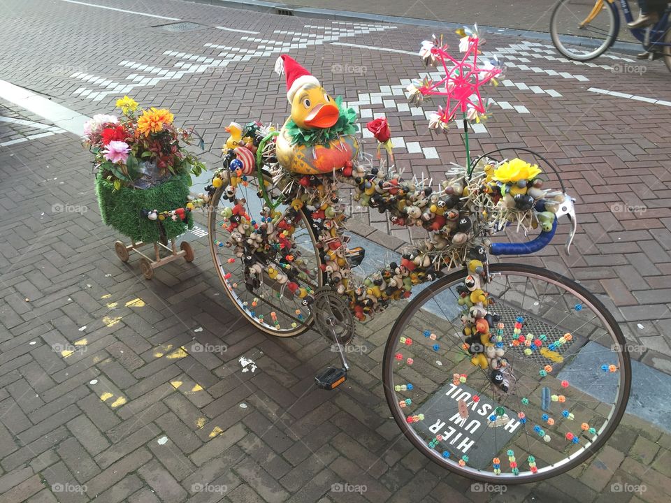 Funny crazy bike Amsterdam 