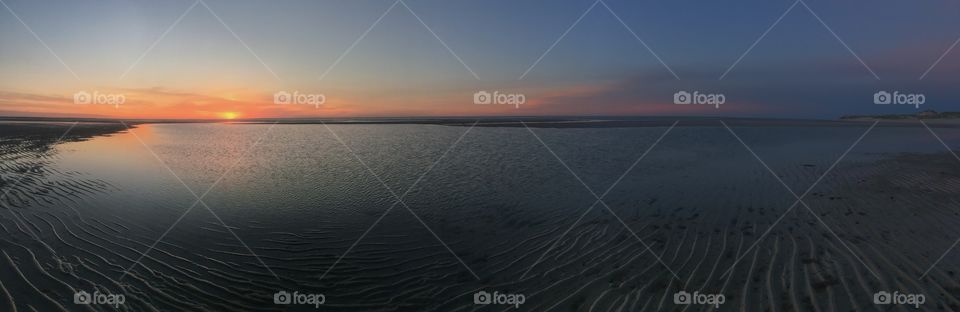 Sunset over Cape Cod, MA. 