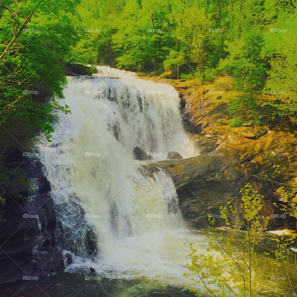 Bald River falls. East Tennessee 