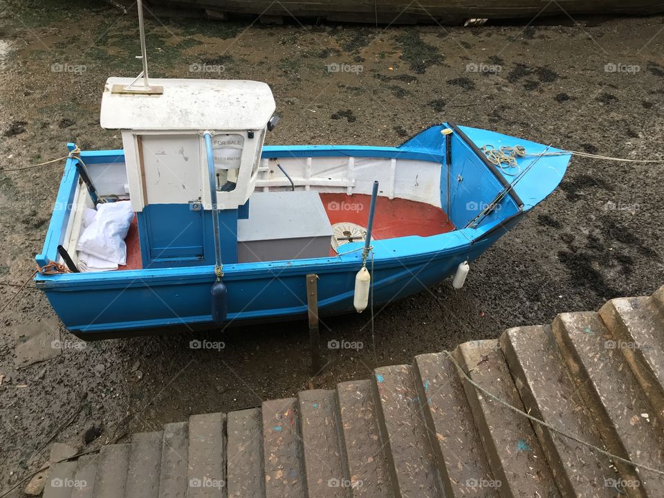 Landing stage taken with tide out
