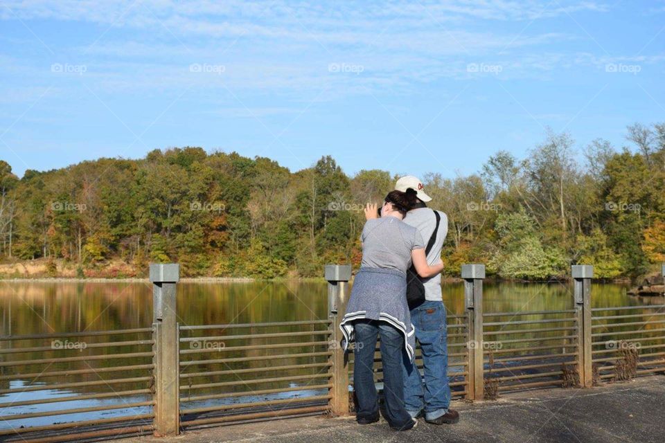 Taking pics & enjoying the view