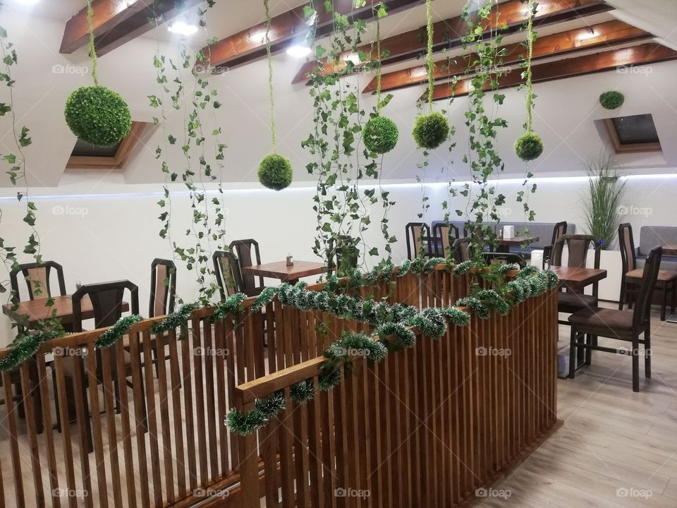 Restaurant decor