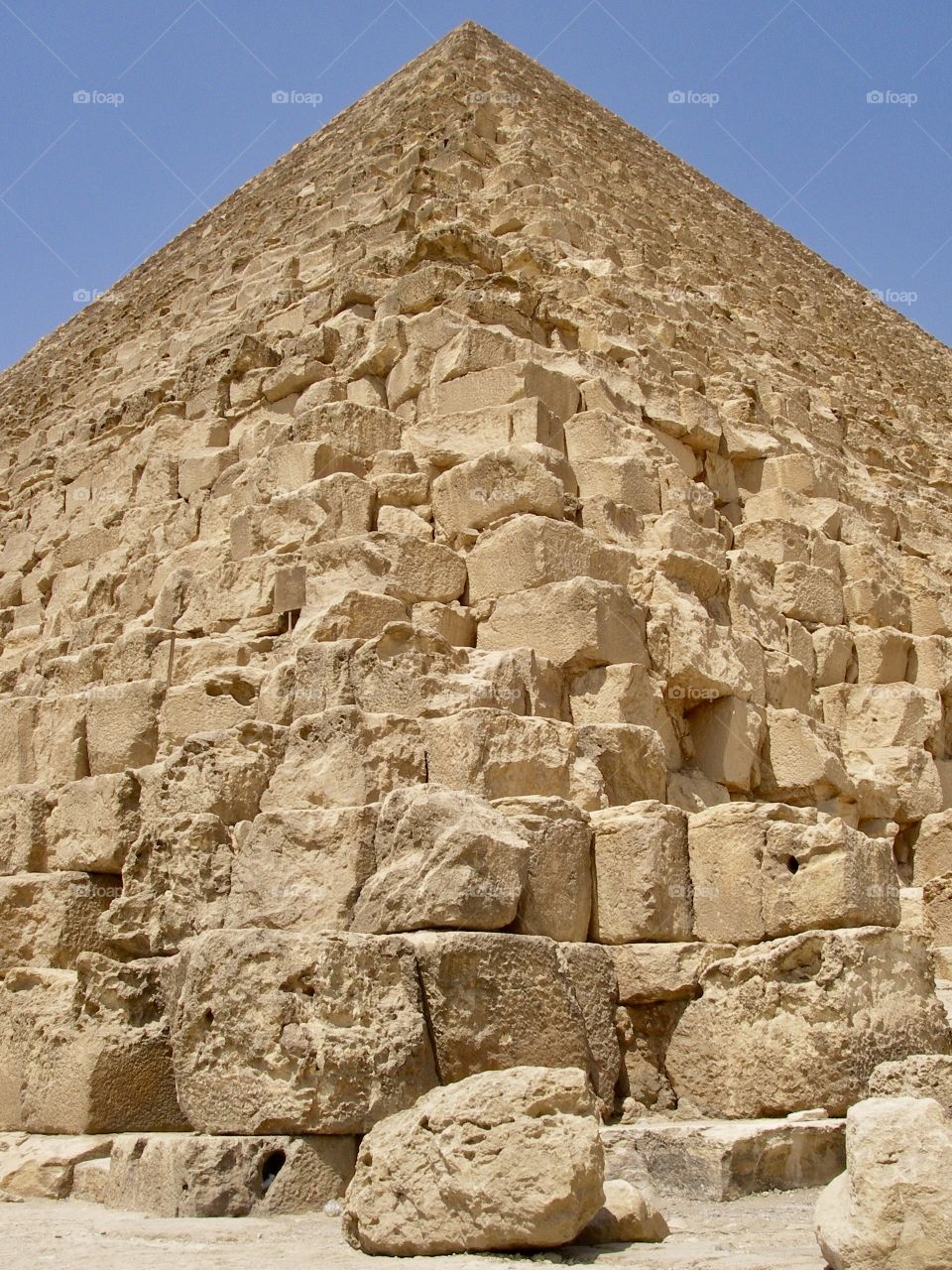 Egyptian pyramid close up, Gezer