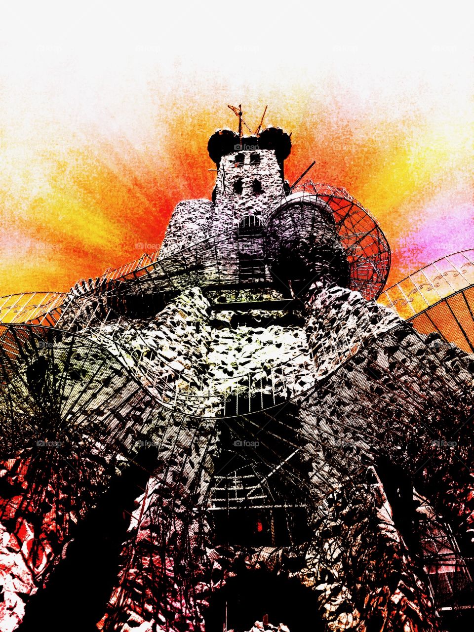 Bishop castle posterized