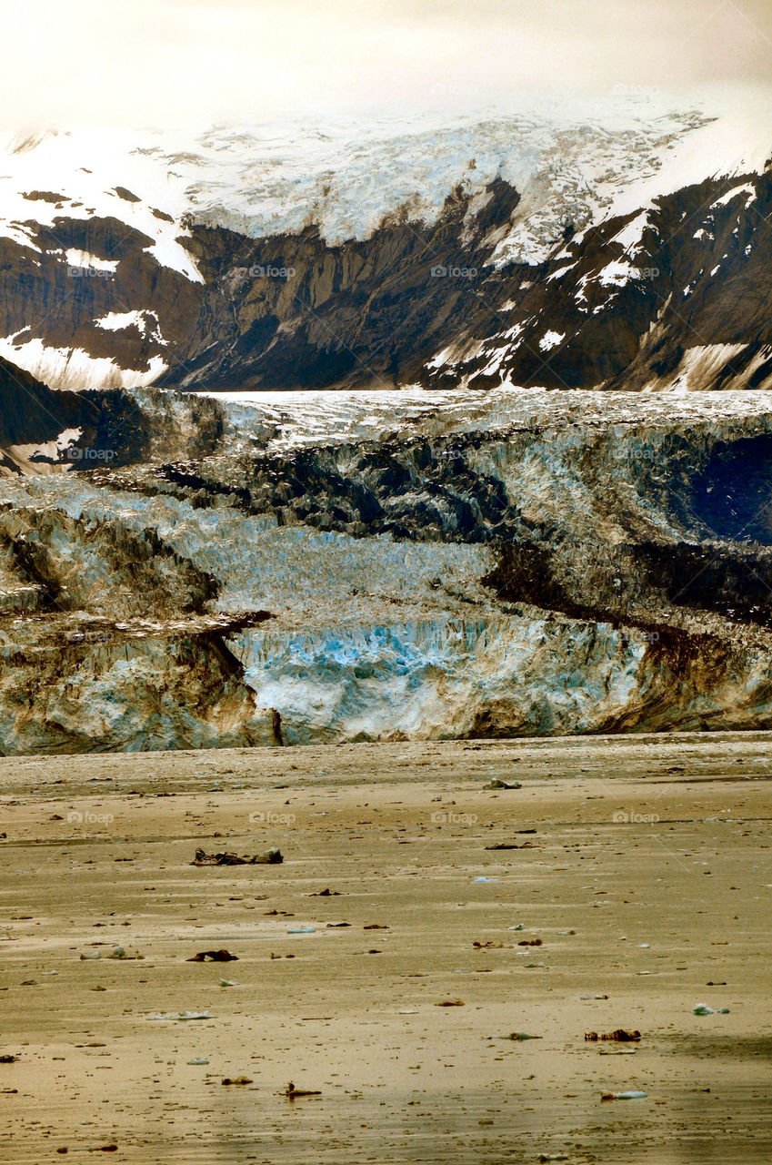 mountains glacier juneau alaska by refocusphoto