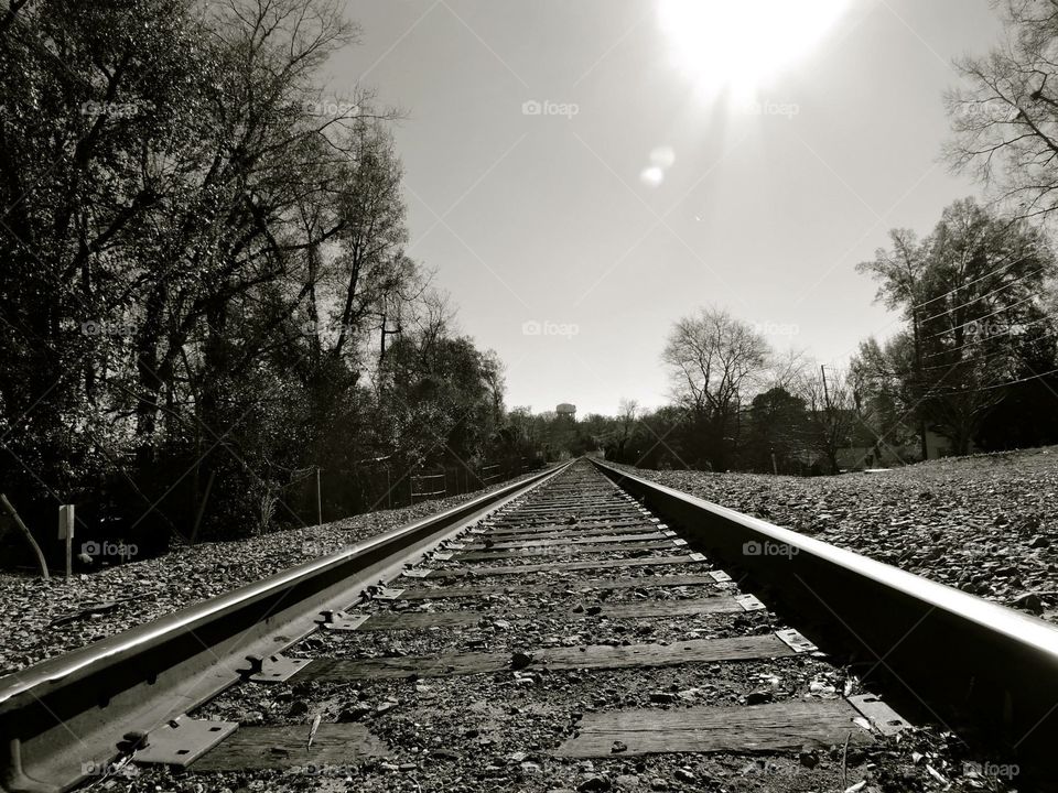 Vintage Railroad Tracks 