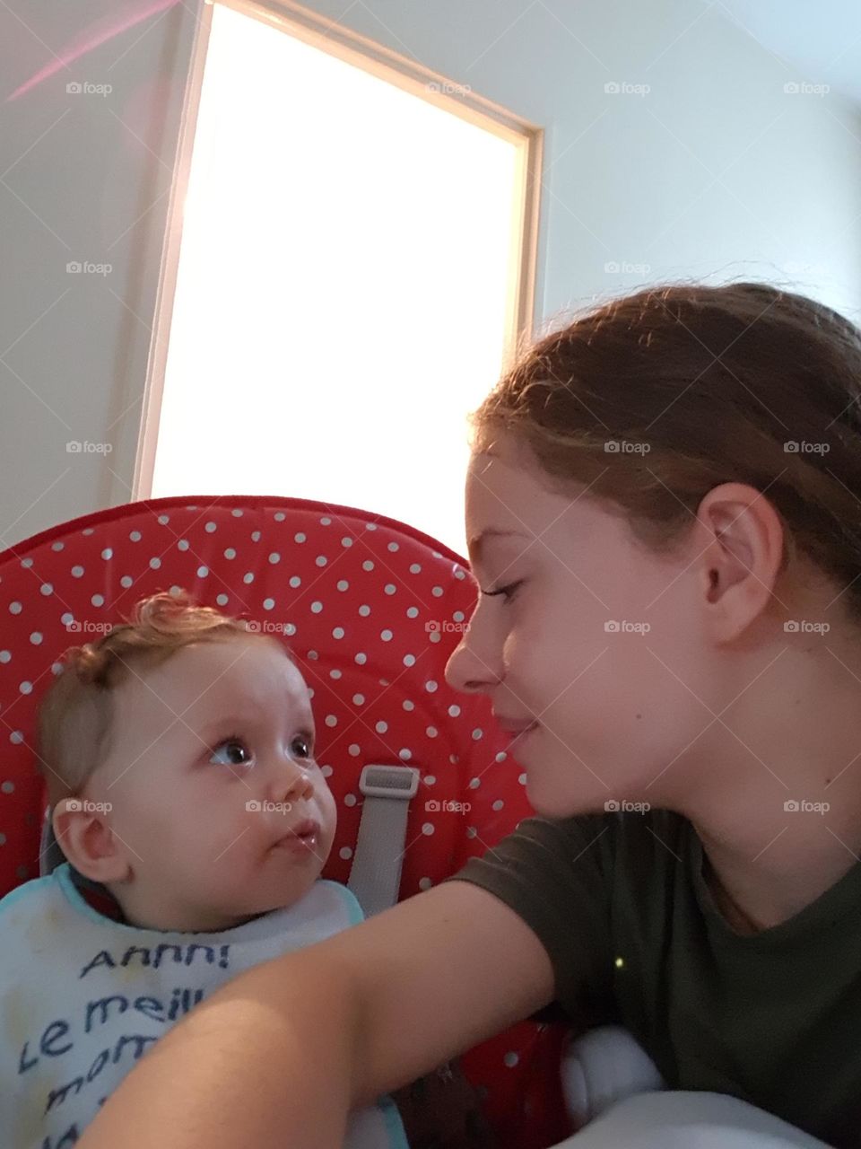 a moment of complicity between sisters