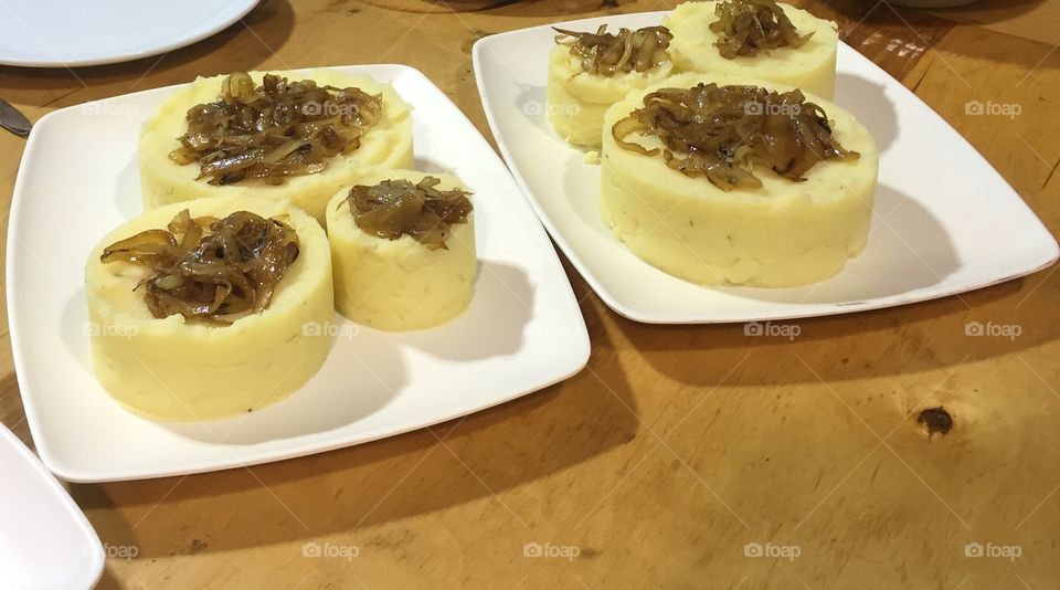 Mashed potato from food workshop