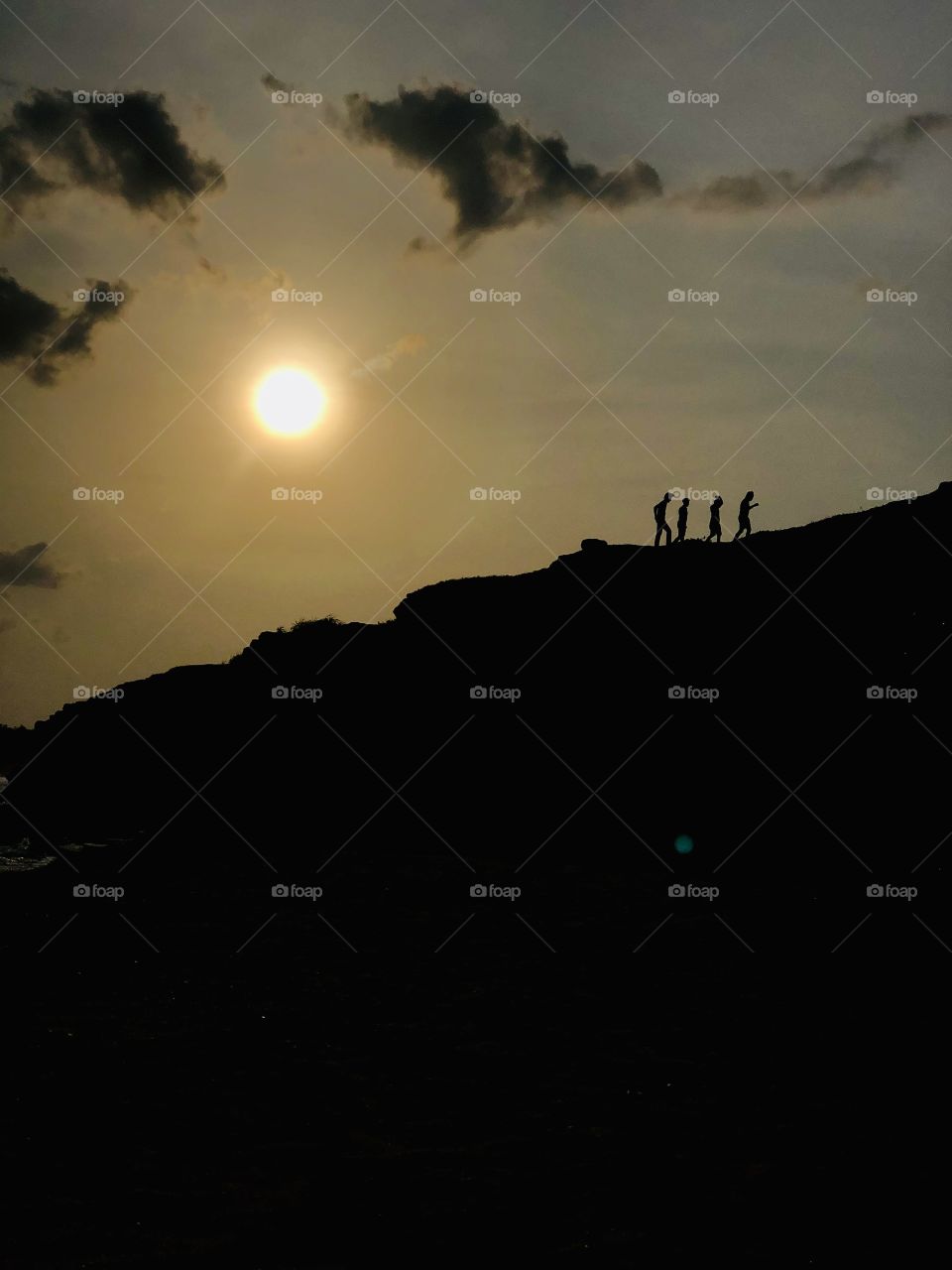 SunSet Mountain Climbing Beach