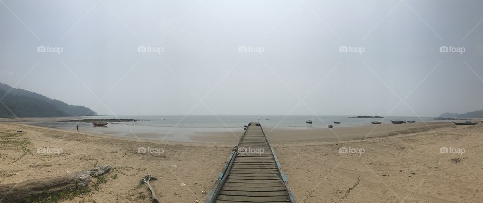 Beach Panorama Shot, Sematan 