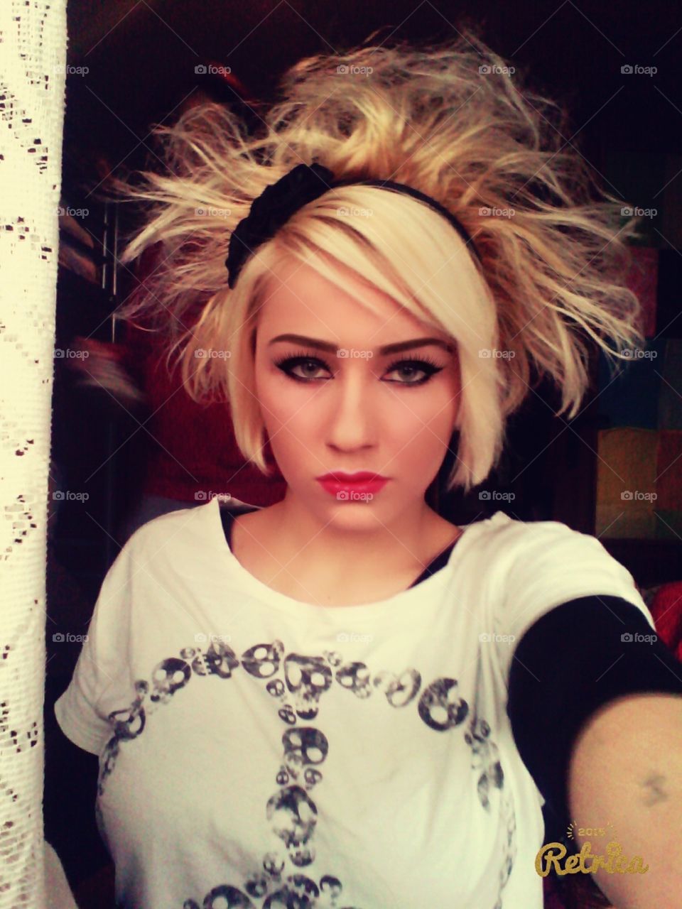 Am I looking scarry? Pretending to be a little monster